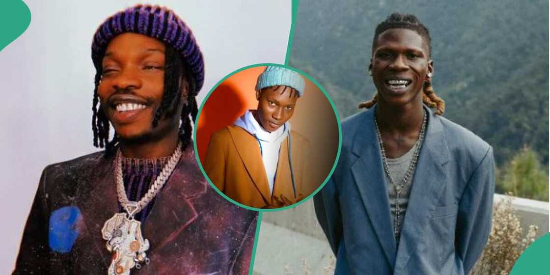 Photos of Naira Marley, Seyi Vibez and Zinoleesky