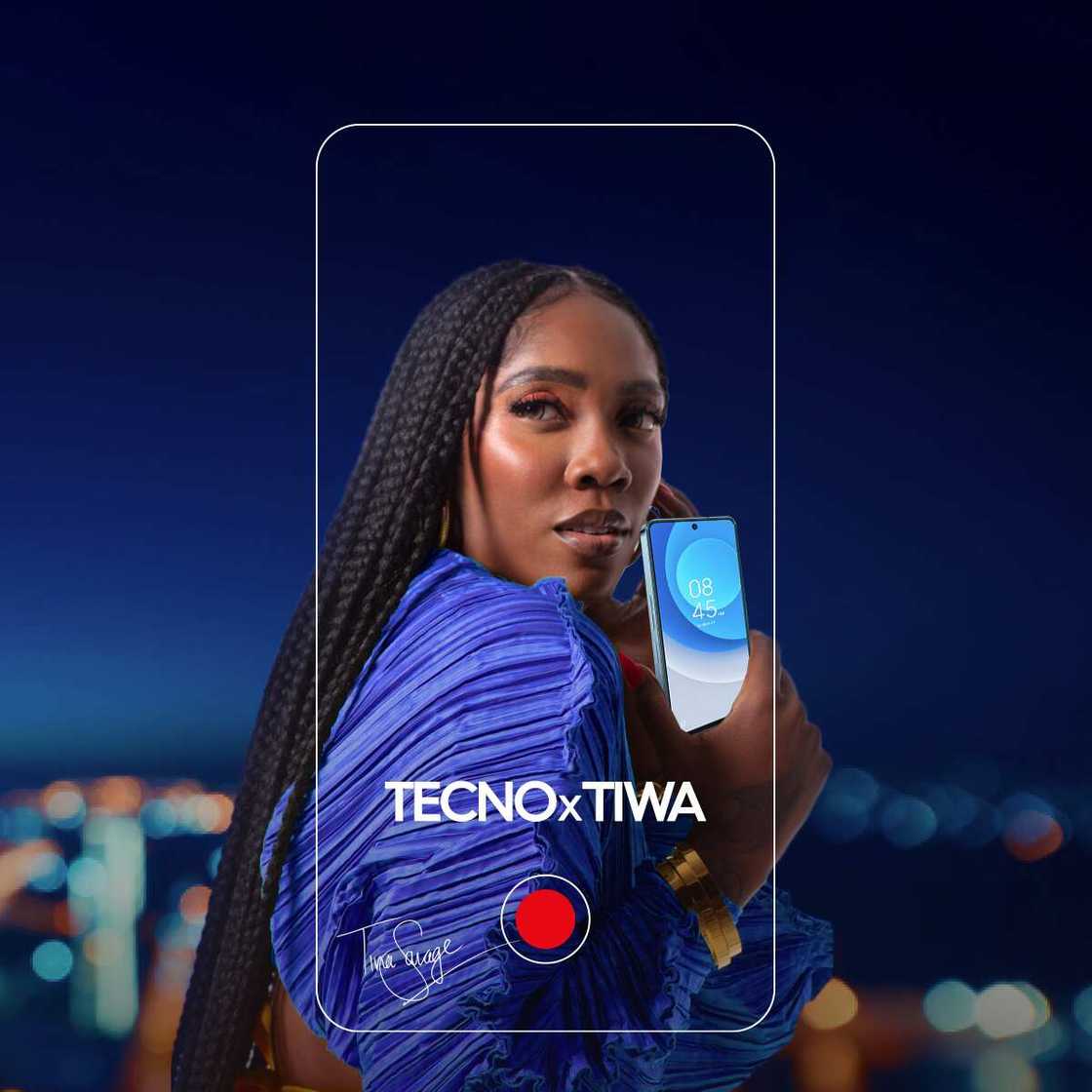 Tiwa Savage Bags Ambassadorial Endorsement Deal with TECNO: Becomes Brand’s First Female Ambassador