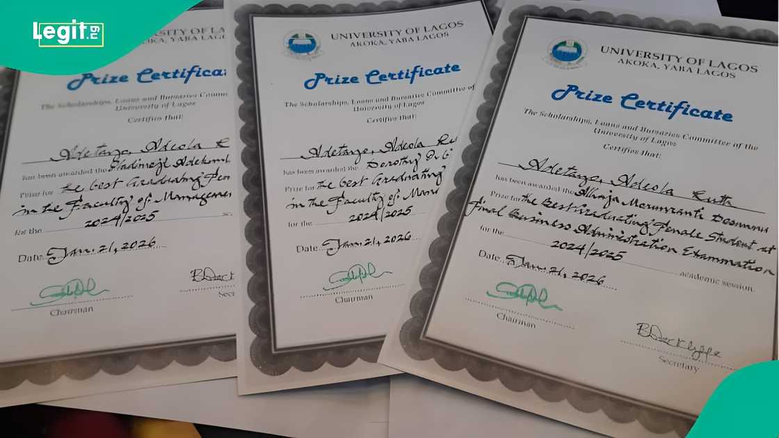 Graduate posts about academic success, wins praise for CGPA and awards. Graduate posts about academic success, wins praise for CGPA and awards.