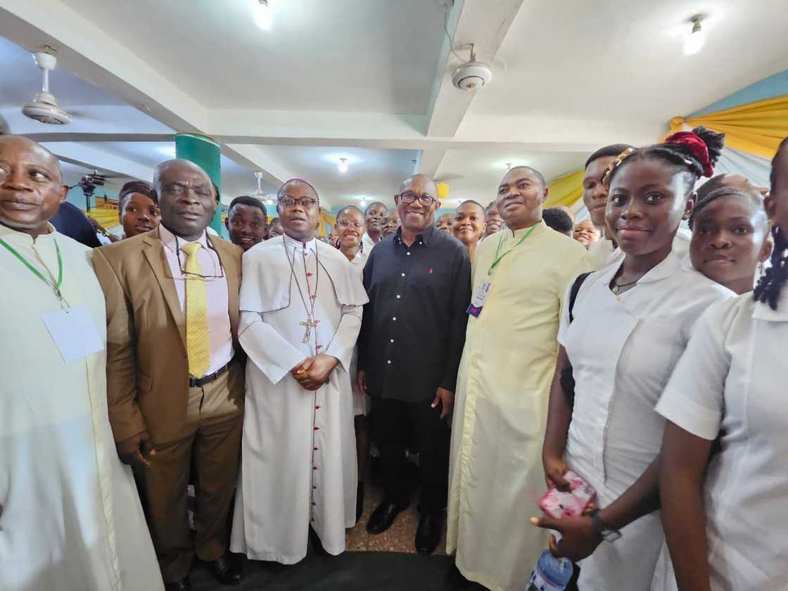 Peter Obi at Peaceland University Peter Obi at Peaceland University