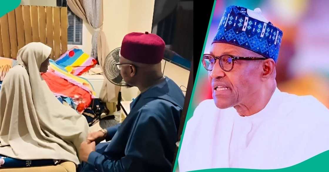 A touching video shows Hajiya Rakiya, Buhari’s only surviving sibling, weeping deeply over her brother’s death. A touching video shows Hajiya Rakiya, Buhari’s only surviving sibling, weeping deeply over her brother’s death.