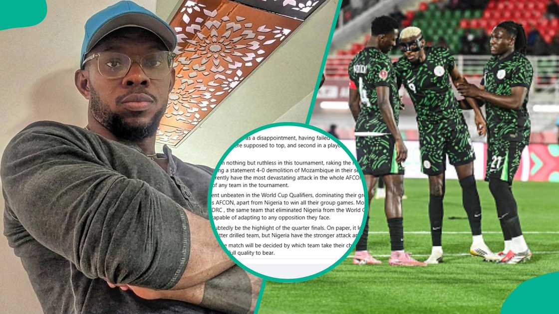 Ahead of Nigeria's AFCON quarterfinal clash with Algeria, man with 7 correct predictions shares what would happen in the game
