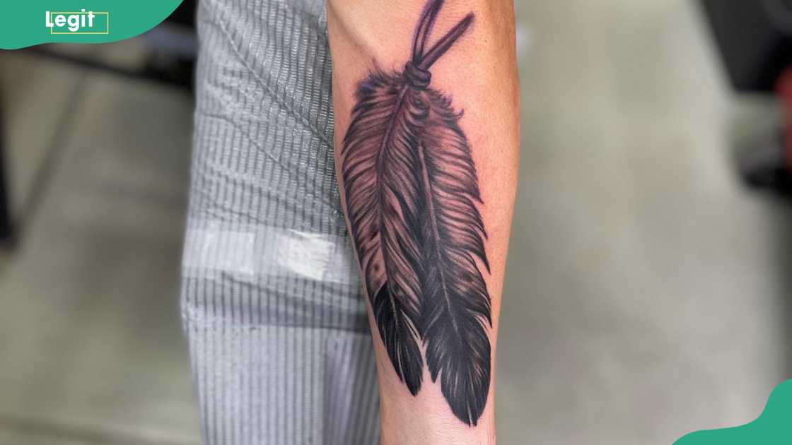 Feather tattoo