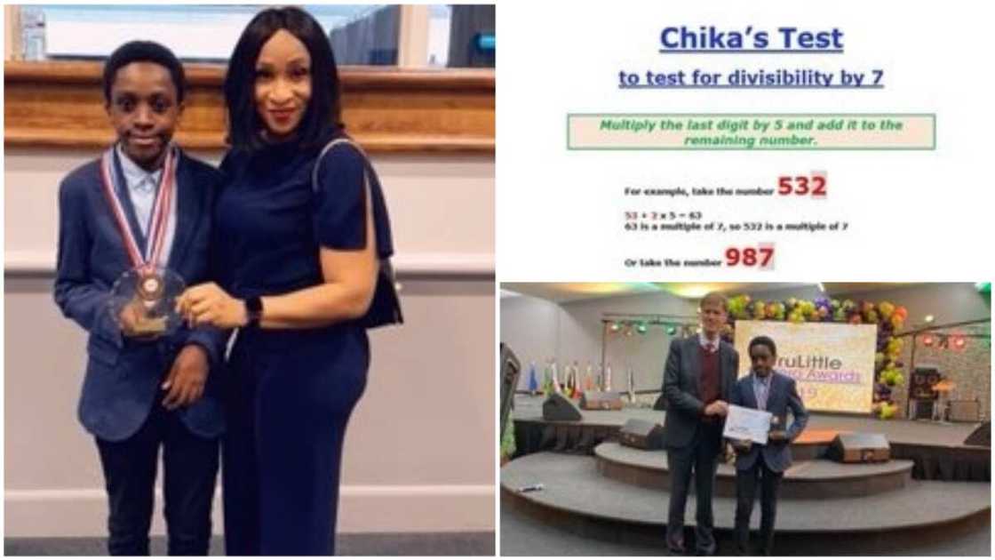 A collage showing Chika Ofili and the award ceremony. Photo source: Twitter/SplufikNG A collage showing Chika Ofili and the award ceremony. Photo source: Twitter/SplufikNG