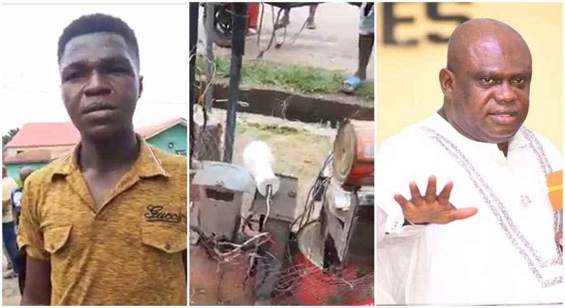 Solomon Ukoha, a Nigerian man who built power plant and Pastor Gift Chibuzor Chinyere who gave him scholarship. Solomon Ukoha, a Nigerian man who built power plant and Pastor Gift Chibuzor Chinyere who gave him scholarship.