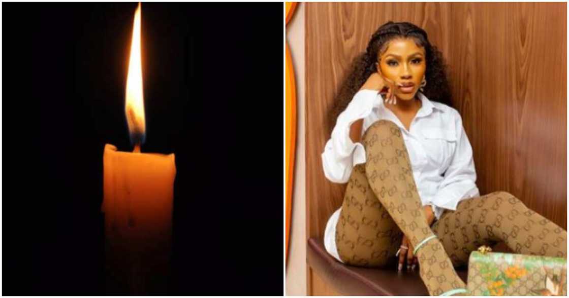 Mercy Eke loses dad