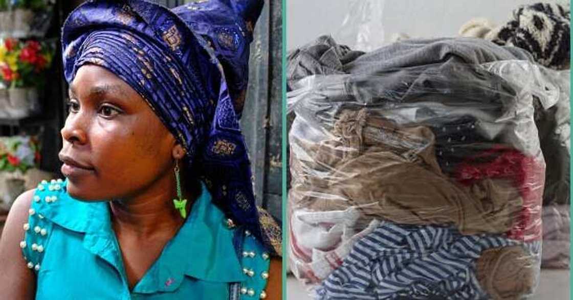 Okrika seller finds N1.5 million. Okrika seller finds N1.5 million.