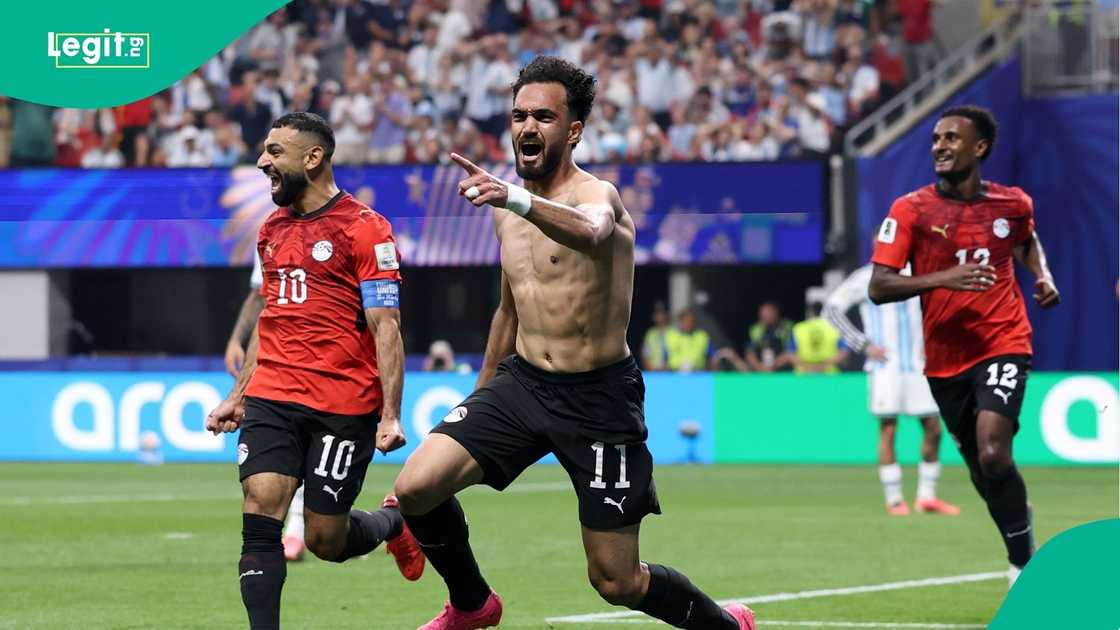 VAR, Mostafa Zico, Marawan Attia, Lisandro Martínez, Egypt, Argentina.