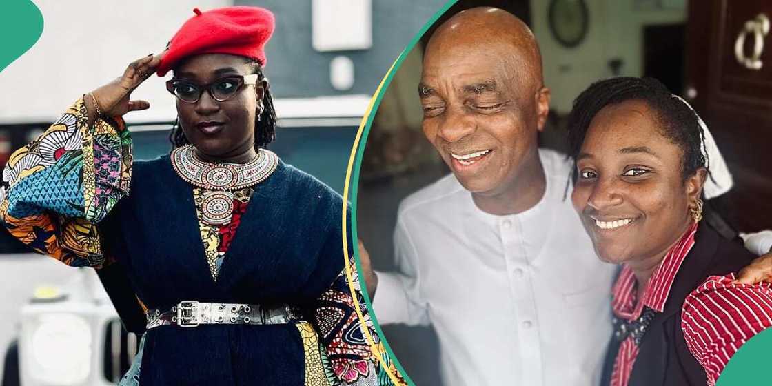 Deborah Enenche with Bishop Oyedepo Deborah Enenche with Bishop Oyedepo