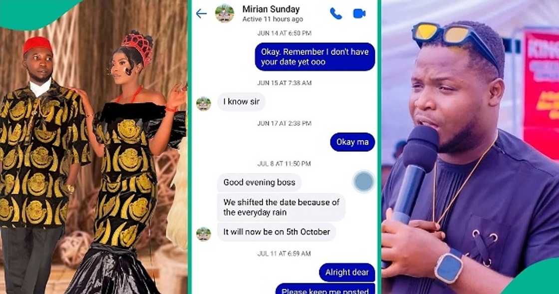 MC's conversation with a bride-to-be who died hours before her wedding breaks hearts. MC's conversation with a bride-to-be who died hours before her wedding breaks hearts.