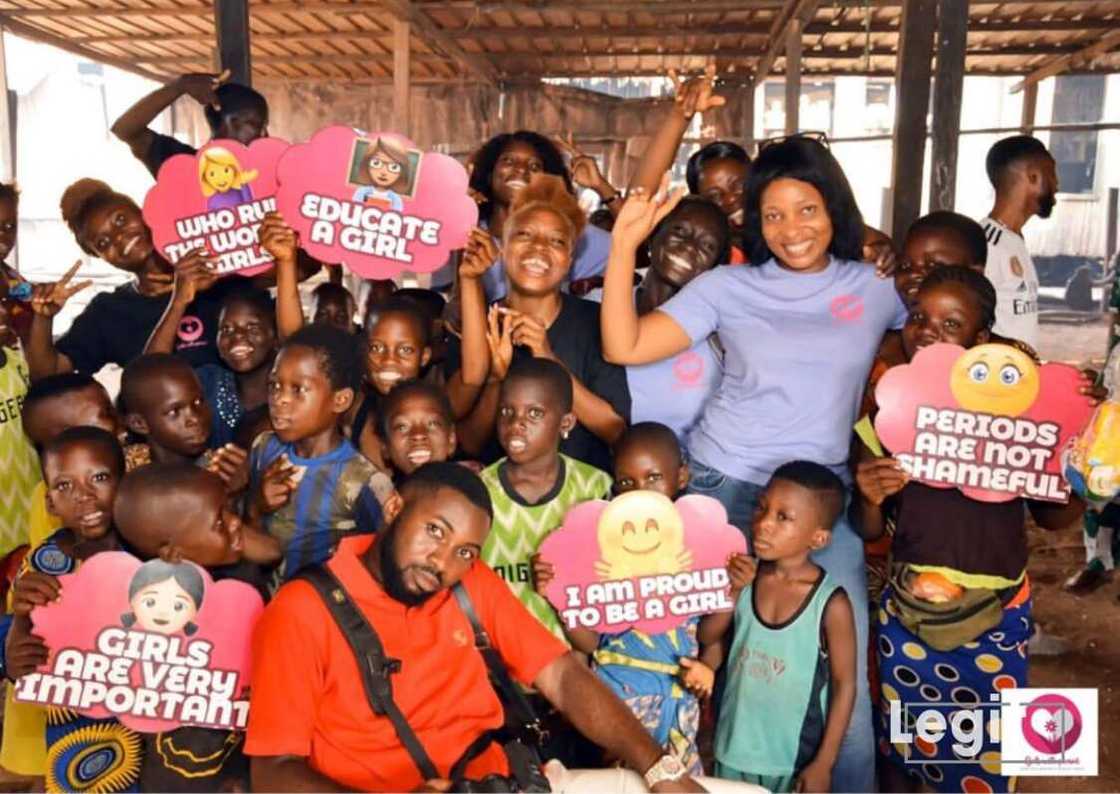 Girl empowerment, Makoko, Rural communities, Period poverty, Sanitary Pad, Menstrual Hygiene Girl empowerment, Makoko, Rural communities, Period poverty, Sanitary Pad, Menstrual Hygiene