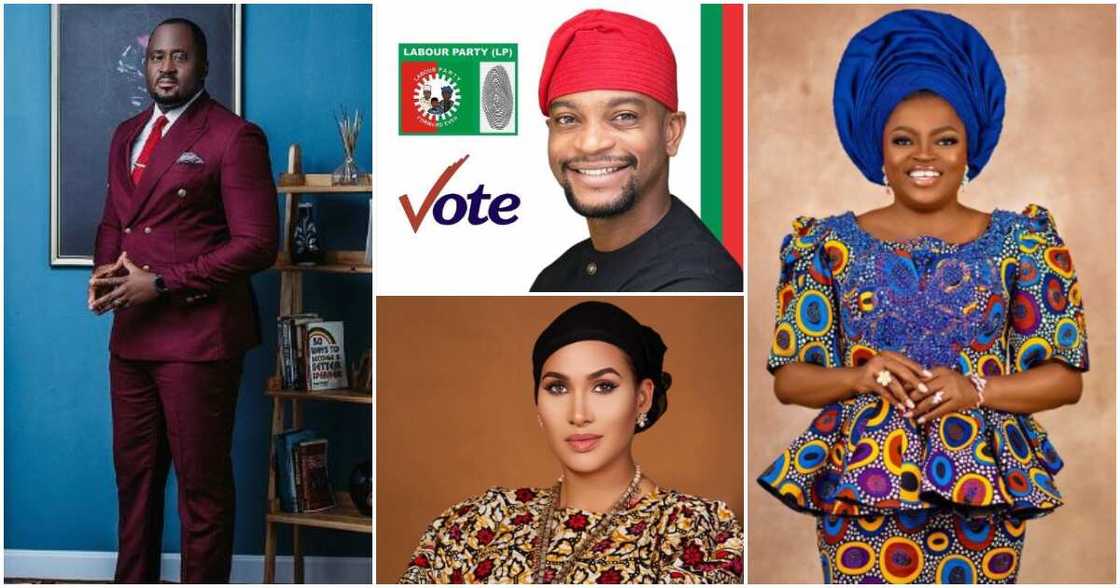 Photos of Desmond Elliot, Olumide Oworu, Funke Akindele and Caroline Danjuma