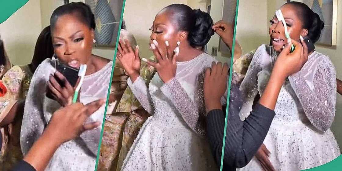 Nigerian bride blows hot on wedding day Nigerian bride blows hot on wedding day