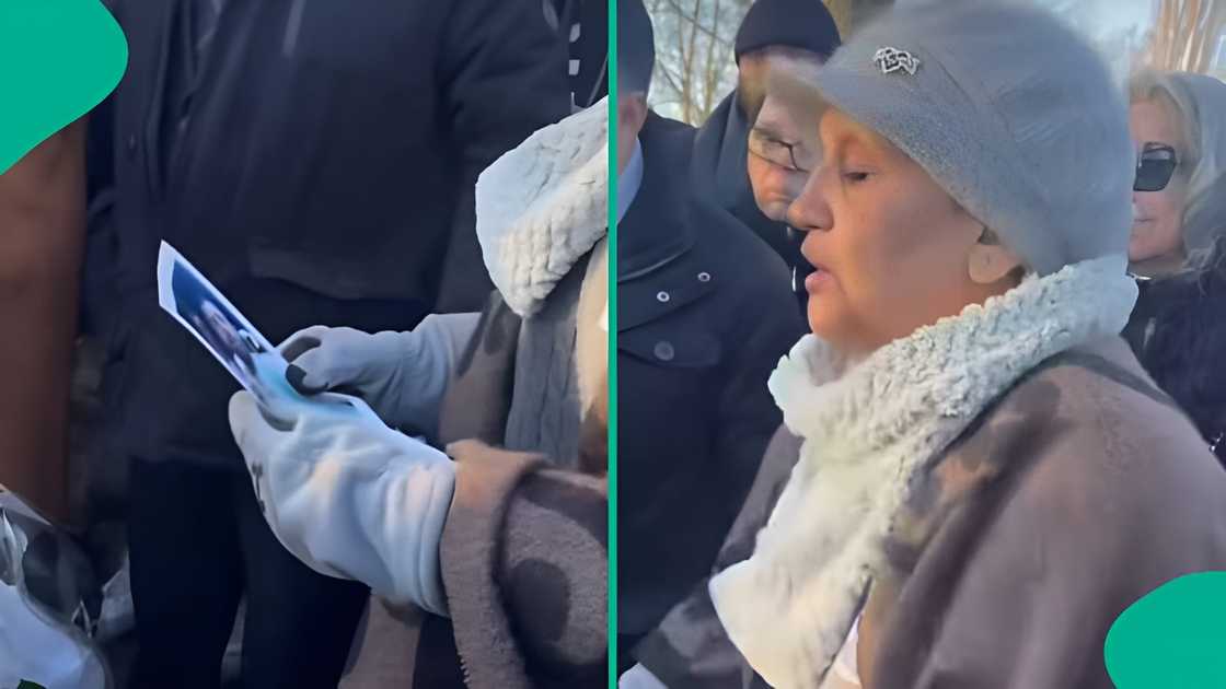 Lady shares heartbreaking moment Sina Ghami’s mother prayed on his grave at funeral Lady shares heartbreaking moment Sina Ghami’s mother prayed on his grave at funeral
