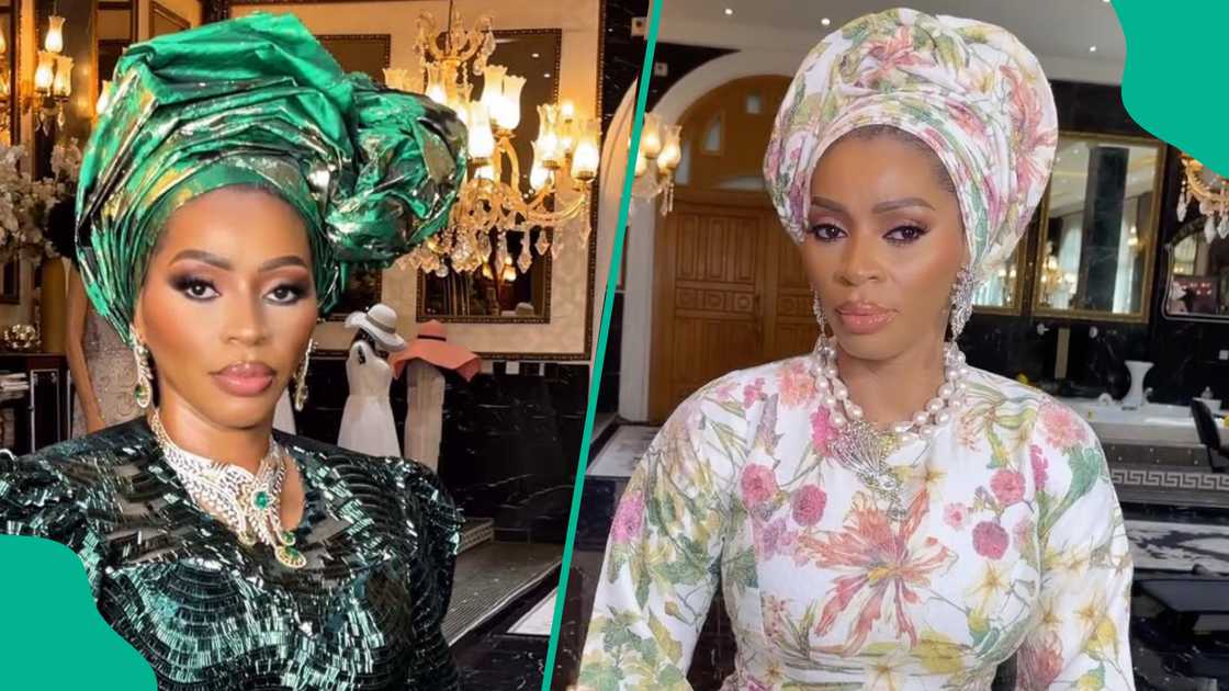 Billionaire Razak Okoya's wife opens up about her personality in new video with son, Wahab. Billionaire Razak Okoya's wife opens up about her personality in new video with son, Wahab.