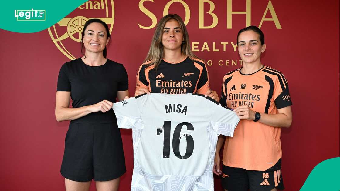 Misa Rodriguez, Arsenal, England, Real Madrid, Spain, Football.