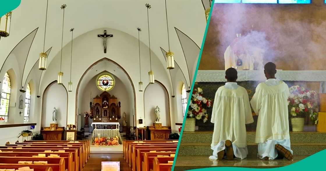 A homosexuality scandal rocks the Catholic Church as Mr Bayo recounts alleged abuse by Rev Father Kenneth.