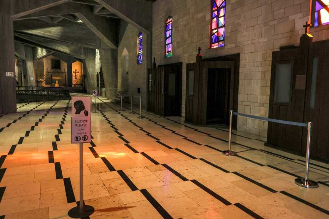 Nazareth's landmark basilica is empty, the surrounding restaurants, stores and market that thrive on pilgrims are closed, while hotels in the Old City have been shut for months Nazareth's landmark basilica is empty, the surrounding restaurants, stores and market that thrive on pilgrims are closed, while hotels in the Old City have been shut for months