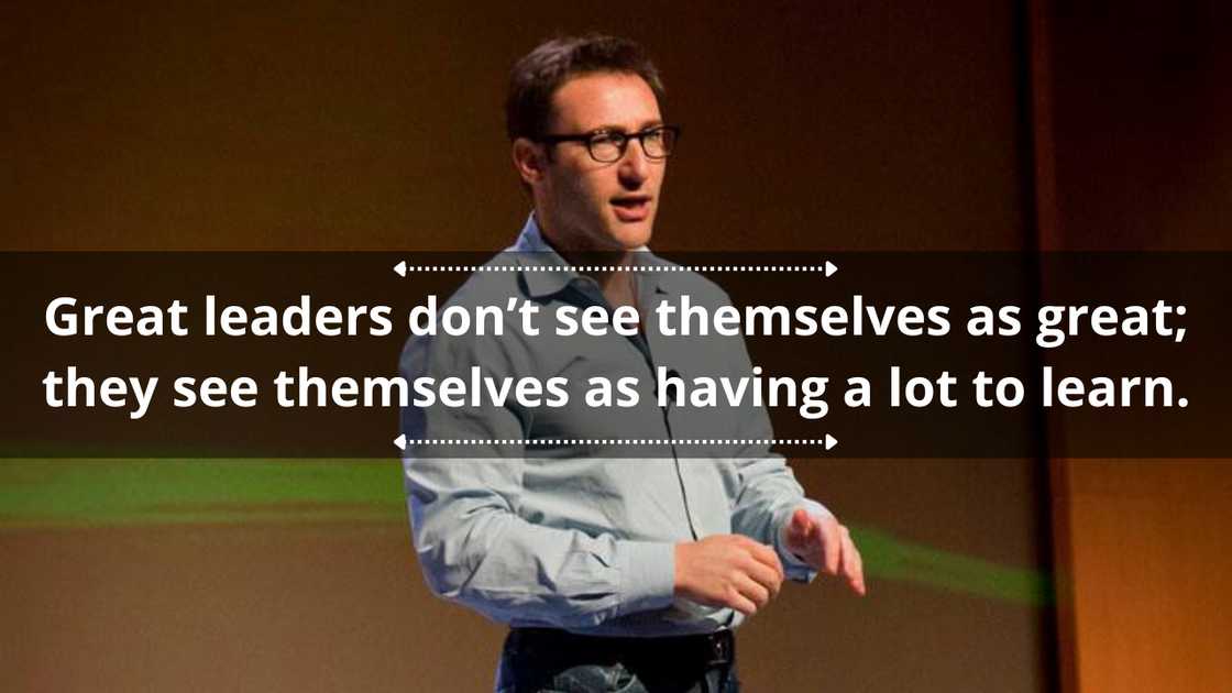 Inspiring Simon Sinek quotes on leadership