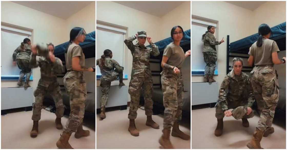 Beautiful female soldiers dance like robots, female soldiers dance video, viral video of female soldiers dancing Beautiful female soldiers dance like robots, female soldiers dance video, viral video of female soldiers dancing