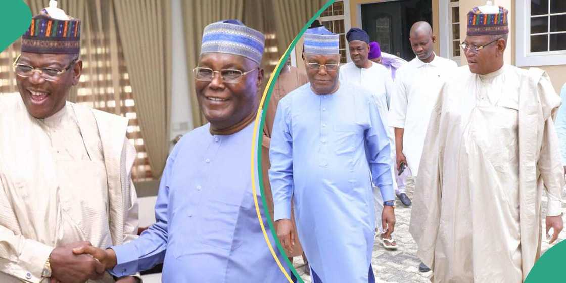 Atiku, former Jigawa governor meets in Abuja Atiku, former Jigawa governor meets in Abuja