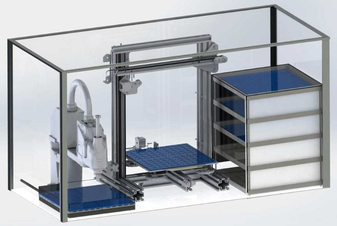 The 'vaccine printer' produces small patches which each contain hundreds of tiny needles The 'vaccine printer' produces small patches which each contain hundreds of tiny needles
