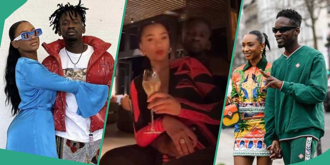 Mr Eazi and Temi Otedola dance in the club Mr Eazi and Temi Otedola dance in the club