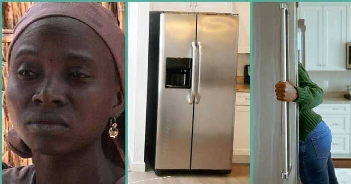 Lady discovers strange photo on grandma's fridge Lady discovers strange photo on grandma's fridge