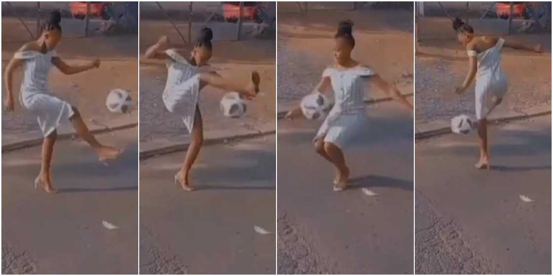 The young lady has wowed many on social media The young lady has wowed many on social media