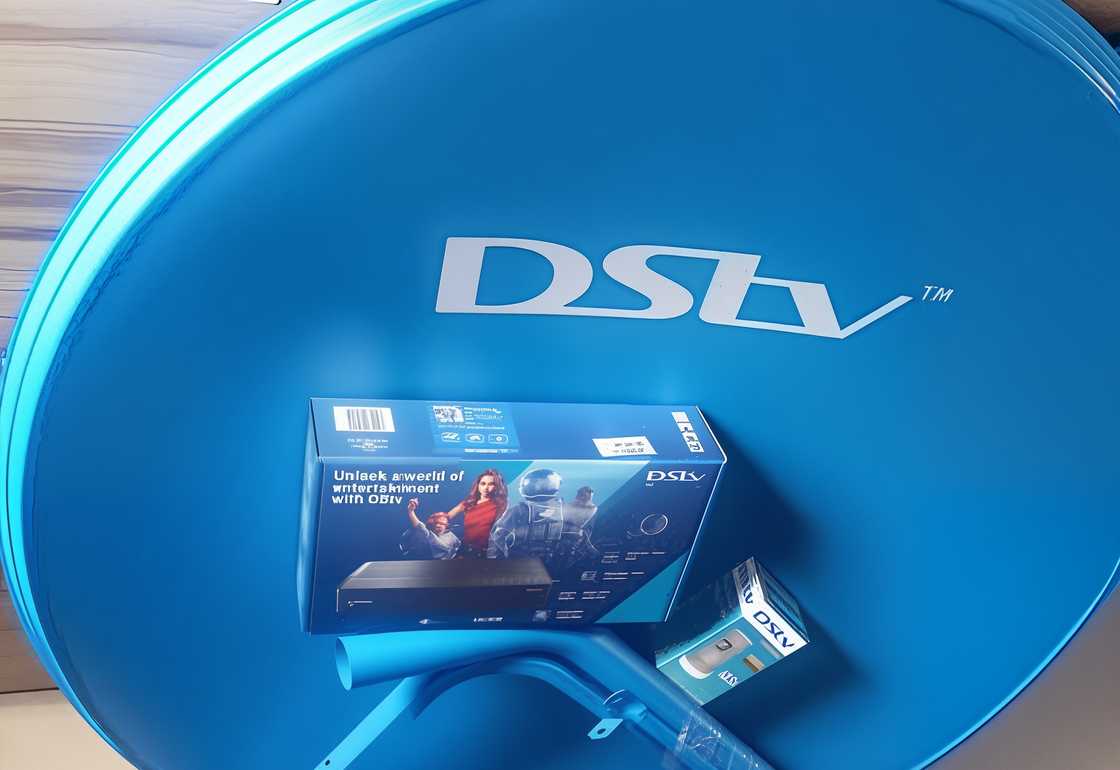 A photo of DStv dish and decoder A photo of DStv dish and decoder