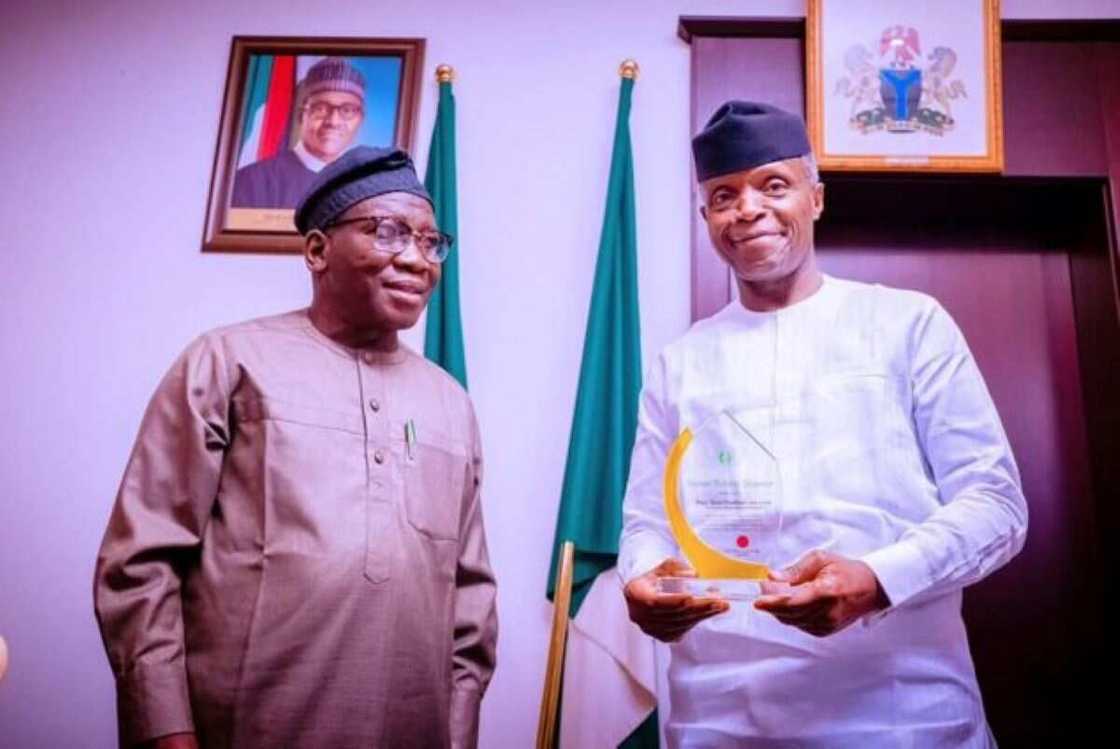 Yemi Osinbajo, Nutrition in Nigeria, Presidential Villa, Award Yemi Osinbajo, Nutrition in Nigeria, Presidential Villa, Award