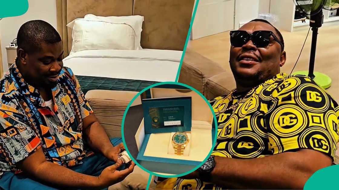 Don Jazzy buys N97m wristwatch for friend.