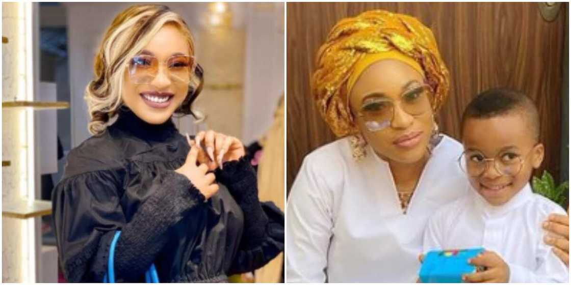 Mother's Day: Tonto Dikeh shares heartwarming video, receives gift from her son