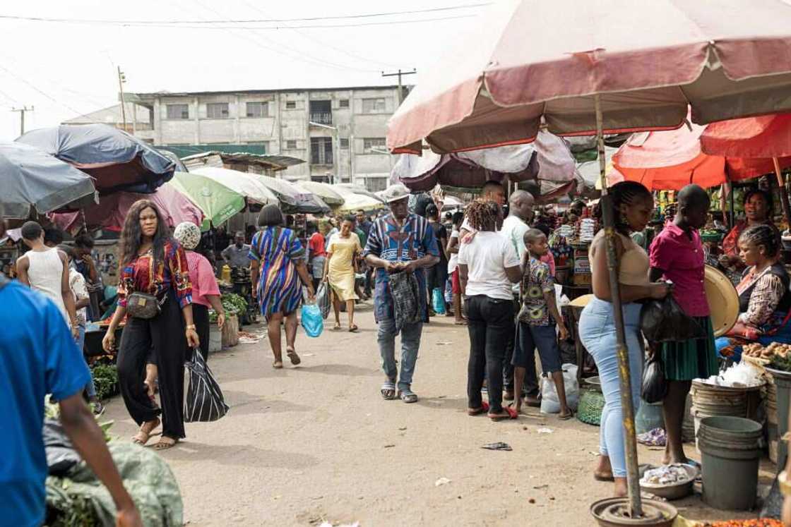 market in Lagos market in Lagos