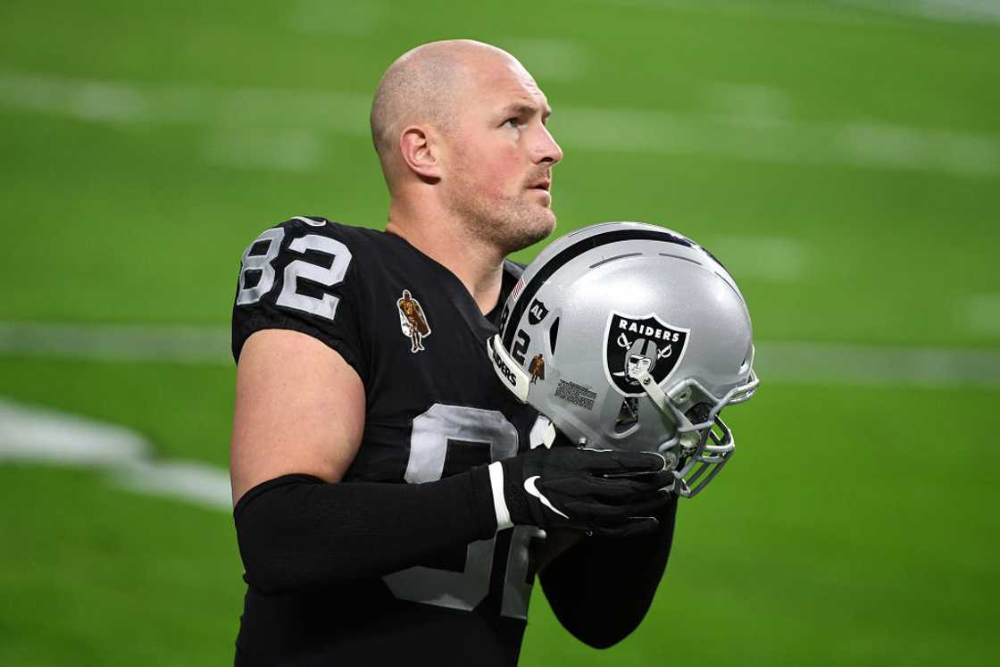 Jason Witten at Allegiant Stadium in Las Vegas, Nevada.