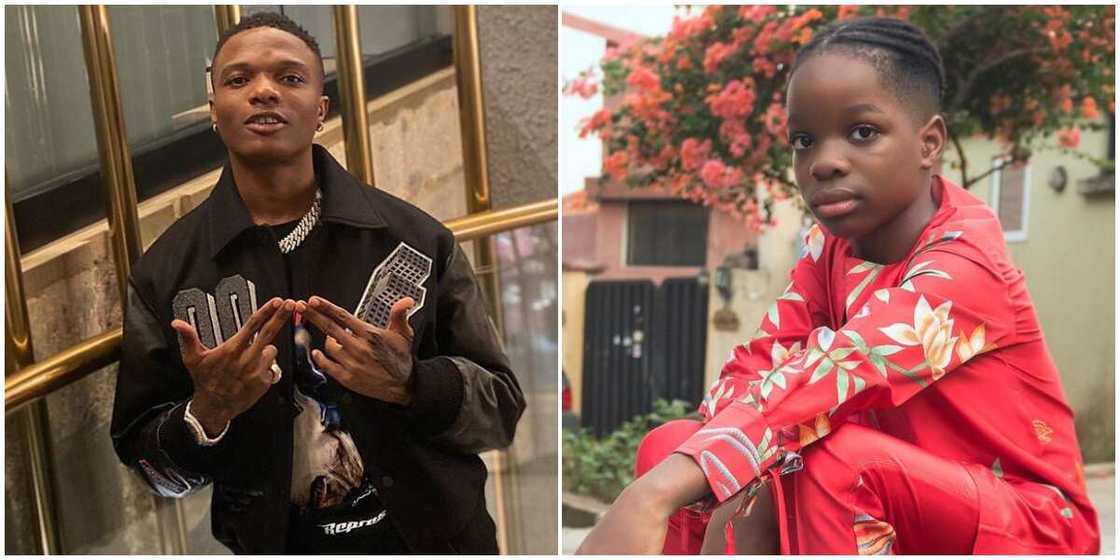 No one is above blocking! Wizkid's 9-year-old son Bolu speaks articulately in video, Nigerians are impressed No one is above blocking! Wizkid's 9-year-old son Bolu speaks articulately in video, Nigerians are impressed