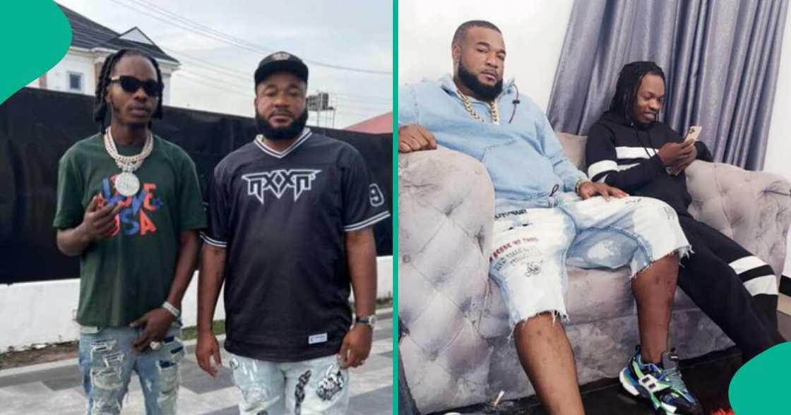 Naira Marley sends sallah cow to Sam Larry. Naira Marley sends sallah cow to Sam Larry.