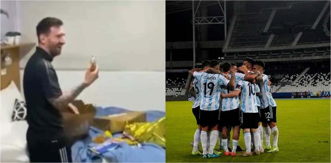 Argentine Players Give Messi Birthday Surprise In Hotel Room As He Clocks 34 Argentine Players Give Messi Birthday Surprise In Hotel Room As He Clocks 34