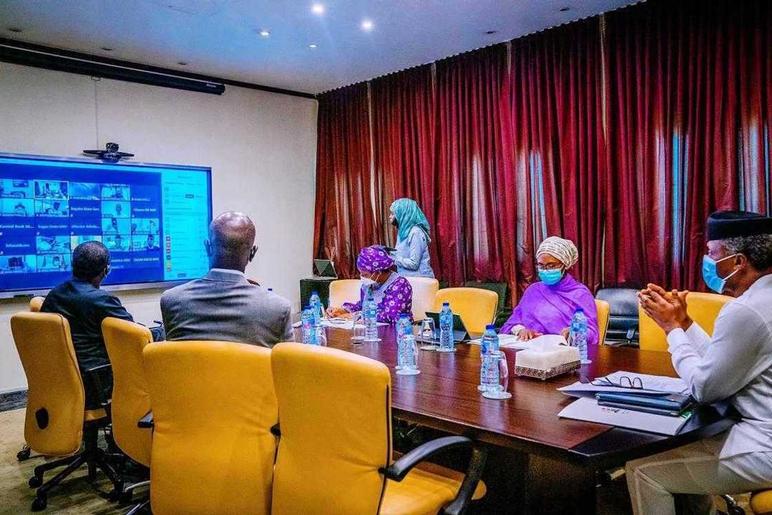 Osinbajo presides over first-ever virtual NEC meeting Osinbajo presides over first-ever virtual NEC meeting