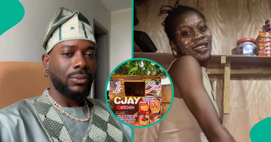 Adekunle Gold stocks up female vendor's kiosk after she shared a video of herself dancing to his track Coco Money. Adekunle Gold stocks up female vendor's kiosk after she shared a video of herself dancing to his track Coco Money.