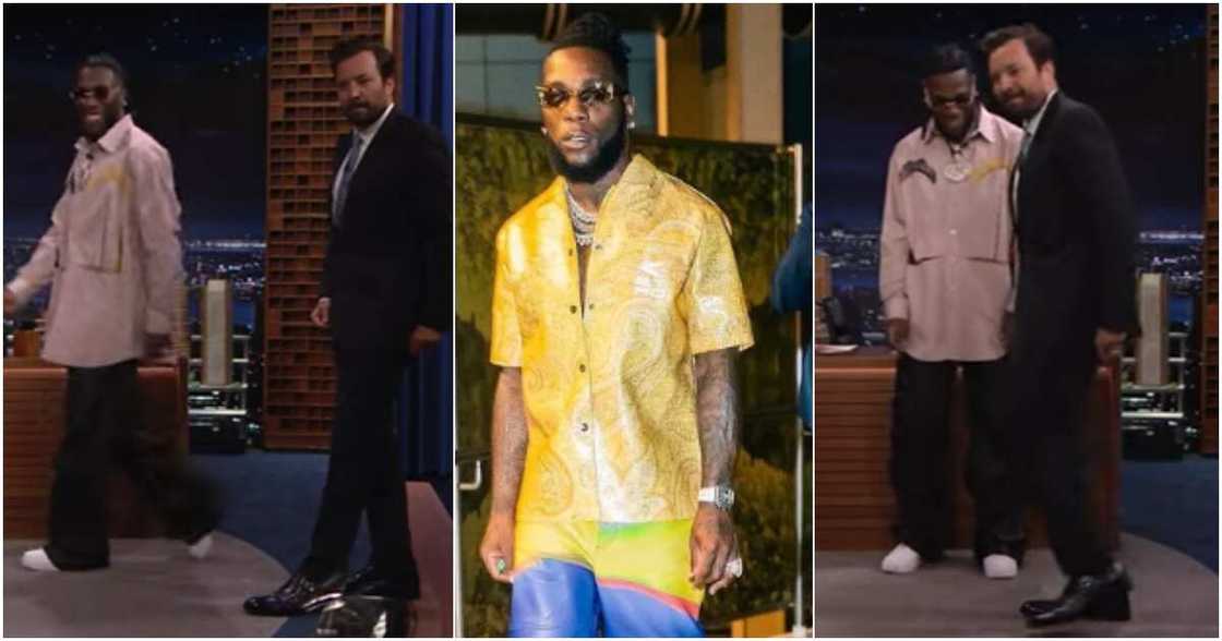 Burna Boy and Jimmy Fallon Burna Boy and Jimmy Fallon