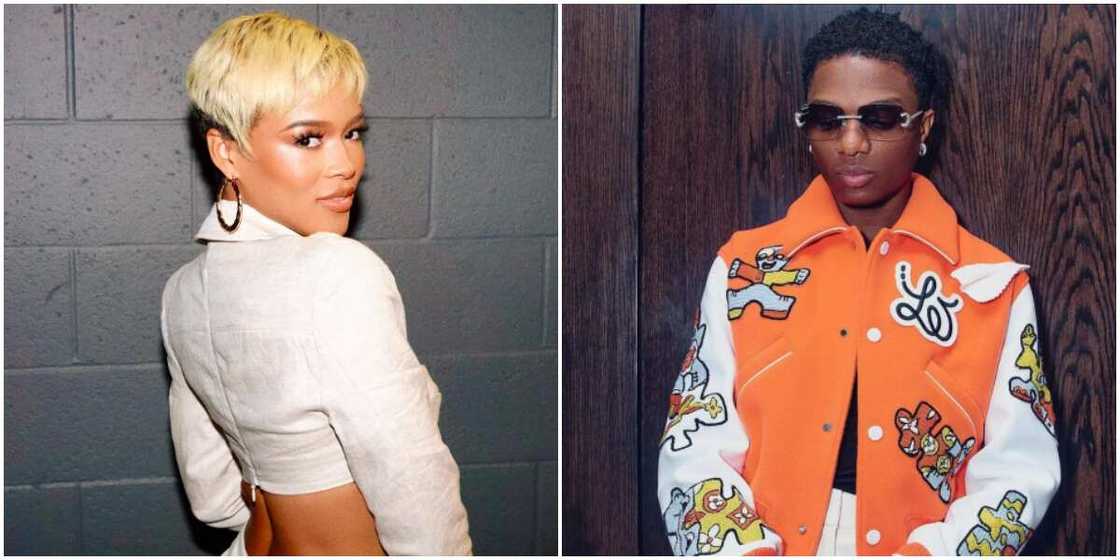 American actress Serayah, Wizkid American actress Serayah, Wizkid