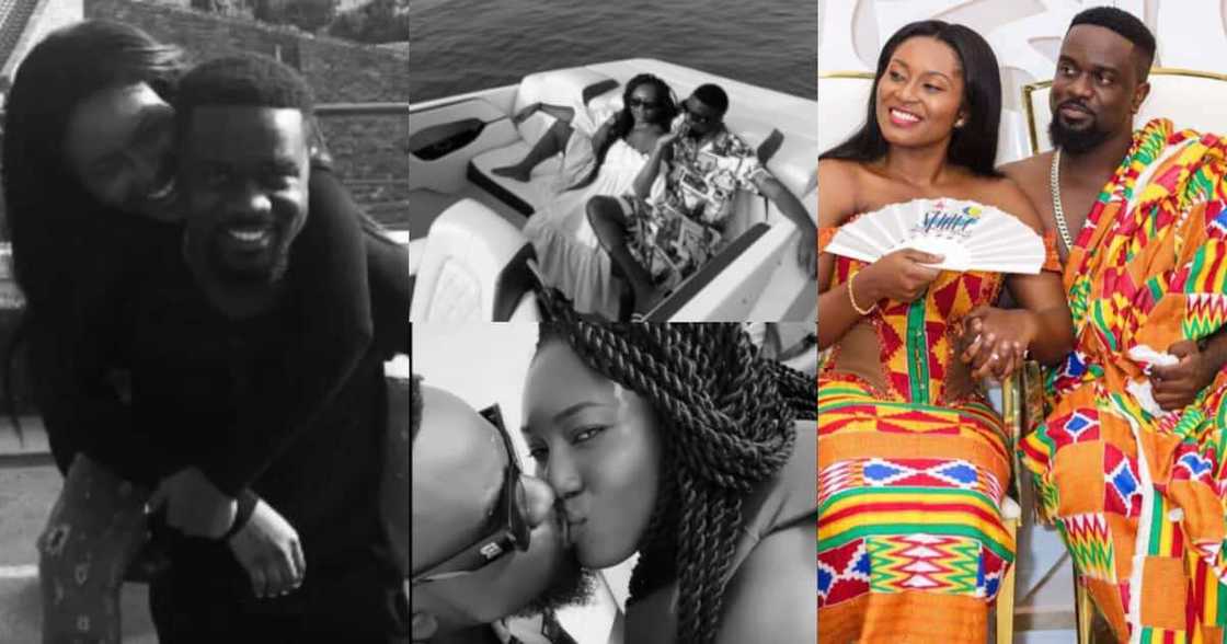 Photos of Sarkodie and his wife, Tracy Sarckess. Photos of Sarkodie and his wife, Tracy Sarckess.