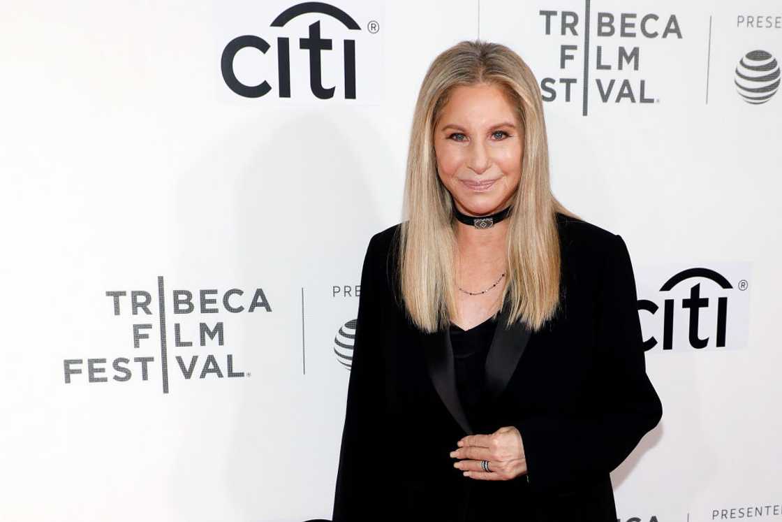 Barbra Streisand poses at the 2017 Tribeca Film Festival Barbra Streisand poses at the 2017 Tribeca Film Festival