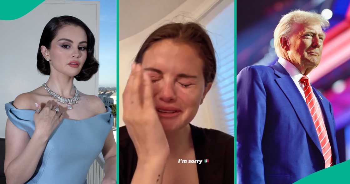 Selena Gomez tears up over Trump's immigration crackdown. Selena Gomez tears up over Trump's immigration crackdown.