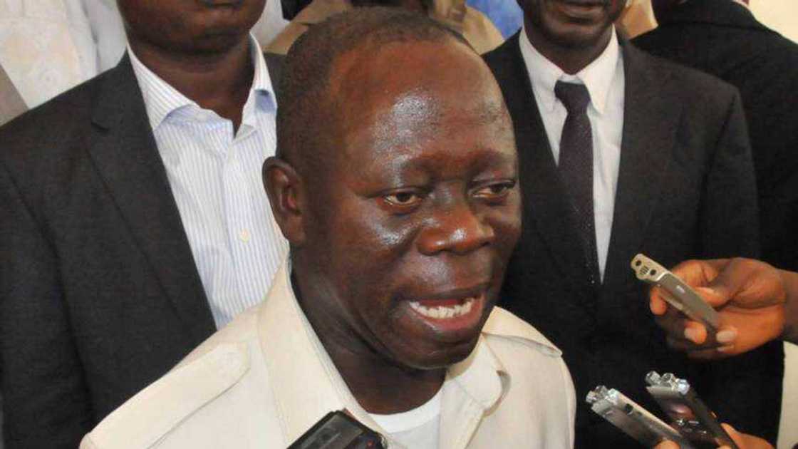 Edo governorship: APC addresses rumours on Oshiomhole’s suspension