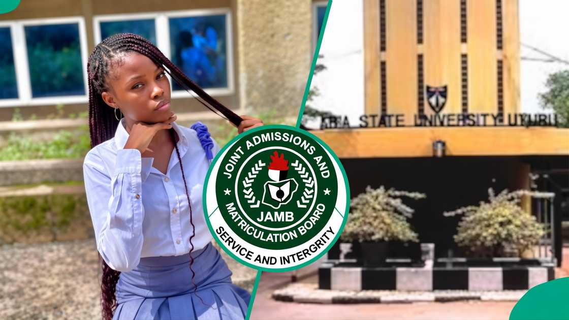 A medicine and surgery student at Abia State University mentions UTME score she used to gain admission