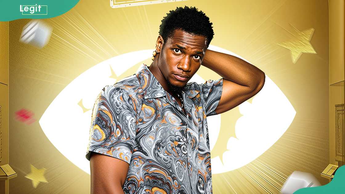 Damboskid casually resting one of his arms behind his head Damboskid casually resting one of his arms behind his head