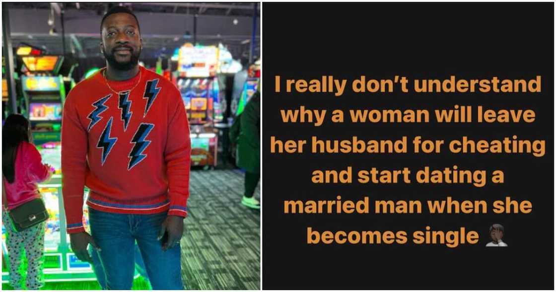 Actor Seun Sean Jimoh, question for divorced women who date married men.