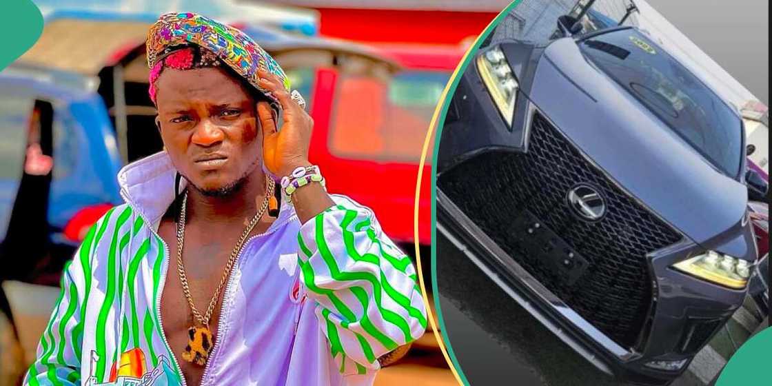 Portable shows off his new ride. Portable shows off his new ride.